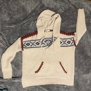 Madewell Hooded Knit Sweater